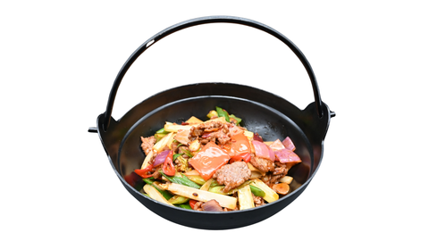 Bœuf sauté parfumé du Chef au wok sec 主厨秘制香炒牛肉干锅